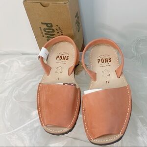 Pons Avarcas CLASSIC STYLE WOMEN CORAL Size 11